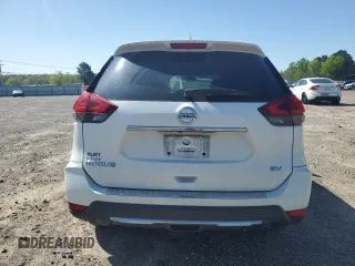 2017 Nissan Rogue SV with VIN 5N1AT2MT2HC887215, listed as a Copart auction lot 52253345 with 80,500 mi miles and Salvage Title. Bid and sale history available at carsss.com. Image 6.