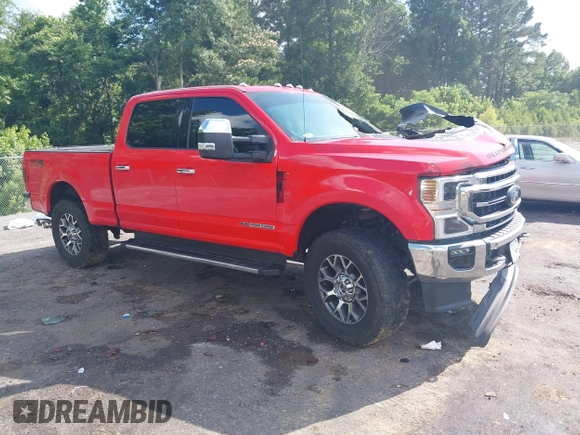 2021 Ford F-250 XL with VIN 1FT7W2BTXMEC24823, listed as a IAAI auction lot 42395257 with Not provided miles and . Bid and sale history available at DreamBid. Image 1.
