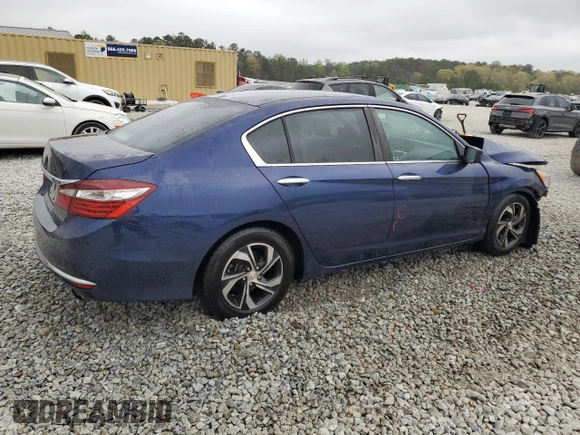 2016 Honda Accord Sedan LX with VIN 1HGCR2F36GA162950, listed as a Copart auction lot 50535345 with 45,663 mi miles and Salvage Title. Bid and sale history available at carsss.com. Image 3.