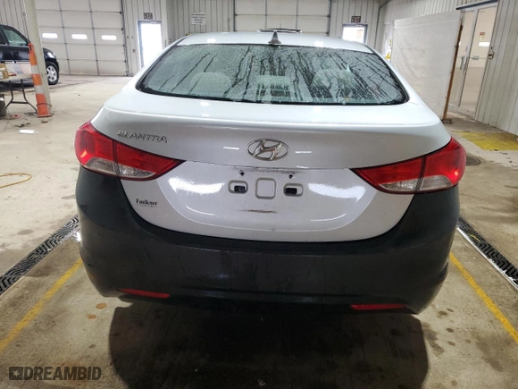 2013 Hyundai Elantra GLS with VIN 5NPDH4AE8DH151625, listed as a Copart auction lot 45352485 with 160,143 mi miles and Salvage Title. Bid and sale history available at carsss.com. Image 6.