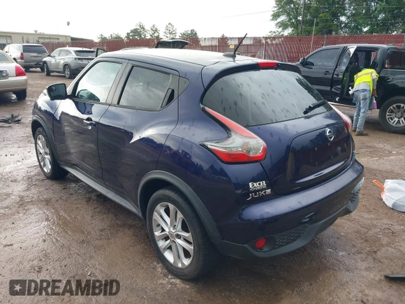 2015 Nissan Juke S with VIN JN8AF5MV3FT557180, listed as a IAAI auction lot 42481409 with 55,490 mi miles and . Bid and sale history available at DreamBid. Image 3.