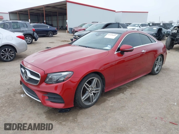 2018 Mercedes-Benz E-Class E 400 with VIN WDD1J6GB2JF022968, listed as a IAAI auction lot 41499016 with 88,559 mi miles. Bid and sale history available at carsss.com. Image 17.