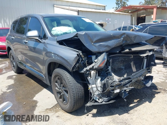 2019 Hyundai Santa Fe SE with VIN 5NMS23AD7KH009688, listed as a IAAI auction lot 41991686 with 77,942 mi miles and . Bid and sale history available at DreamBid. Image 1.