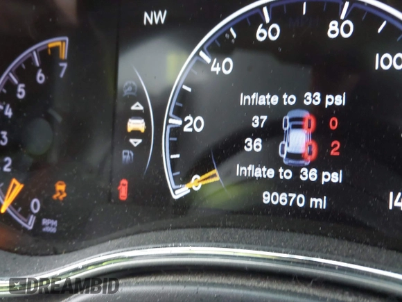 2018 Jeep Grand Cherokee Limited with VIN 1C4RJFBG8JC245999, listed as a IAAI auction lot 42345499 with 90,670 mi miles and . Bid and sale history available at DreamBid. Image 15.