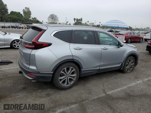 2020 Honda CR-V Touring z VIN 7FARW1H96LE006653, wystawiony jako Copart lot #57167475 z przebiegiem 49 286 mil mil oraz Szkoda całkowita • Salvage title. Historia ofert i sprzedaży dostępna na DreamBid. Obrazek 3.