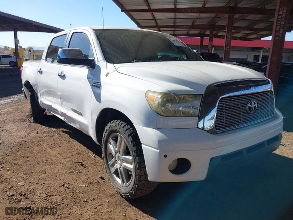2008 Toyota Tundra 4WD Truck LTD with VIN 5TFDV58178X043007, listed as a IAAI auction lot 41306550 with 209,127 mi miles. Bid and sale history available at carsss.com. Image 1.