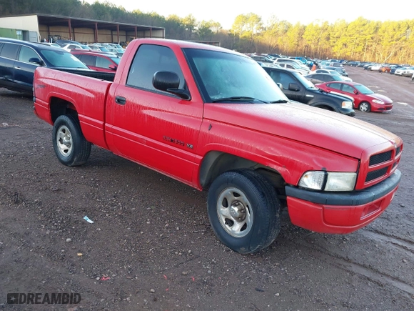 1998 Dodge Ram 1500 with VIN 1B7HC16Y0WS538319, listed as a IAAI auction lot 41439511 with 245,788 mi miles. Bid and sale history available at carsss.com. Image 1.