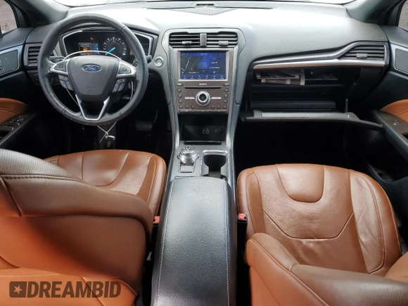 2020 Ford Fusion Titanium with VIN 3FA6P0D96LR152177, listed as a Copart auction lot 56161505 with 87,584 mi miles and Salvage title. Bid and sale history available at DreamBid. Image 8.