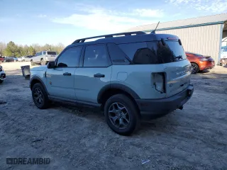 2021 Ford Bronco Sport Badlands with VIN 3FMCR9D93MRA58931, listed as a Copart auction lot 45733985 with 47,851 mi miles and Non Repairable. Bid and sale history available at carsss.com. Image 2.