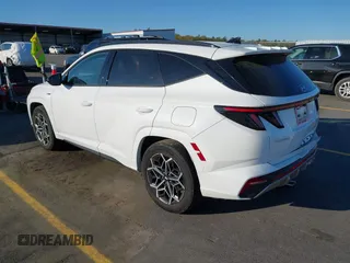 2022 Hyundai Tucson N Line with VIN KM8JF3AE6NU122193, listed as a IAAI auction lot 41880185 with 17,966 mi miles. Bid and sale history available at carsss.com. Image 3.