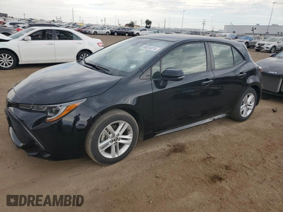 2022 Toyota Corolla Hatchback SE with VIN JTNB4MBEXN3189352, listed as a Copart auction lot 60824874 with 12,862 mi miles and Clean Title. Bid and sale history available at carsss.com. Image 1.