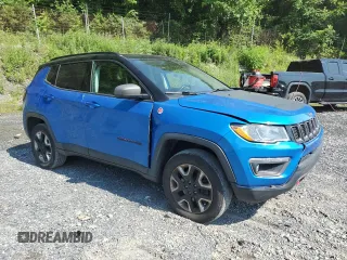 2018 Jeep Compass Trailhawk with VIN 3C4NJDDB7JT179423, listed as a Copart auction lot 61458605 with 100,949 mi miles and Salvage title. Bid and sale history available at DreamBid. Image 4.