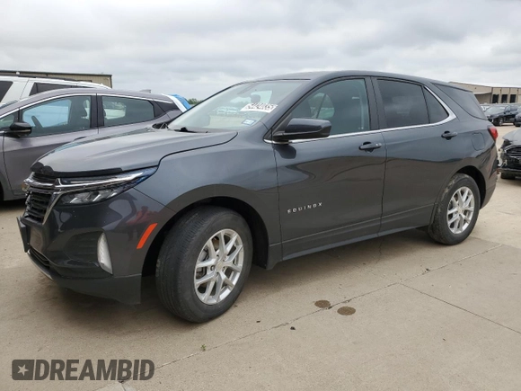 2023 Chevrolet Equinox LT with VIN 3GNAXKEG8PS167413, listed as a Copart auction lot 54424035 with 65,250 mi miles and Clean Title. Bid and sale history available at DreamBid. Image 1.