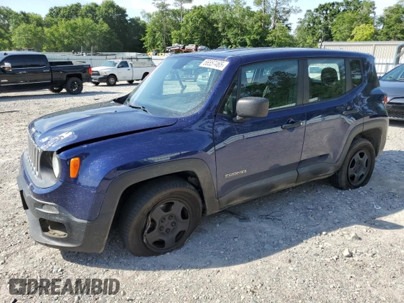 2017 Jeep Renegade Sport с VIN ZACCJBAB1HPF99969, выставлен на аукционе Copart как лот 56557465 с пробегом 124 468 миль миль и Списание • Salvage title. История ставок и продаж доступна на DreamBid. Изображение 1.