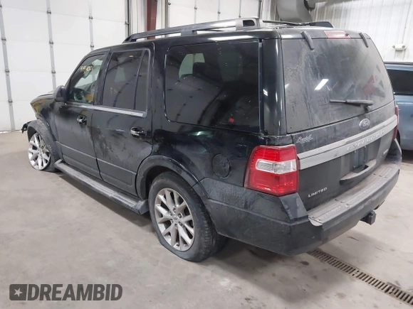 2016 Ford Expedition Limited with VIN 1FMJU2AT5GEF54592, listed as a IAAI auction lot 41494001 with 128,190 mi miles and . Bid and sale history available at DreamBid. Image 3.