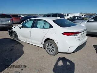 2024 Toyota Corolla LE with VIN 5YFB4MDE2RP124882, listed as a IAAI auction lot 41719381 with 18,698 mi miles. Bid and sale history available at carsss.com. Image 3.