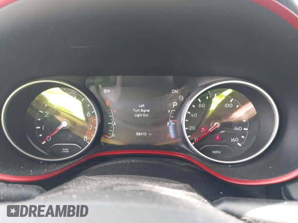 2018 Jeep Compass Trailhawk with VIN 3C4NJDDB6JT501744, listed as a IAAI auction lot 41727027 with 68,410 mi miles and . Bid and sale history available at carsss.com. Image 7.