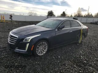 2015 Cadillac CTS Luxury AWD with VIN 1G6AX5SX9F0104845, listed as a Copart auction lot 87510845 with 99,974 mi miles and Salvage Title. Bid and sale history available at DreamBid. Image 1.