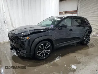 2023 Mazda CX-50 2.5 Turbo with VIN 7MMVABXY0PN147331, listed as a Copart auction lot 45573415 with 47,328 mi miles and Salvage Title. Bid and sale history available at carsss.com. Image 1.