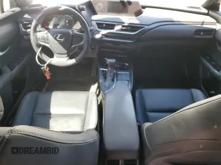 2021 Lexus UX 250h with VIN JTHP9JBH6M2039598, listed as a Copart auction lot 53758085 with 66,383 mi miles and Salvage title. Bid and sale history available at DreamBid. Image 8.