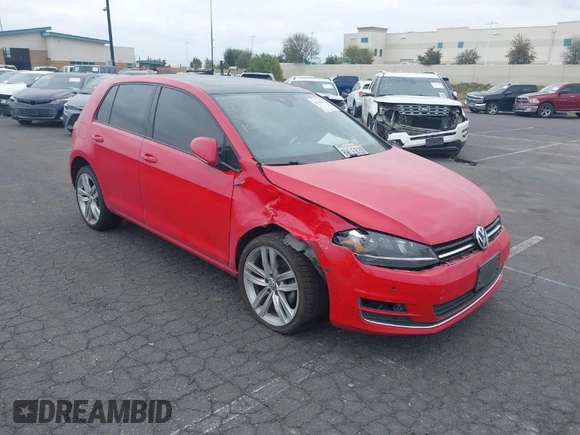 2017 Volkswagen Golf S with VIN 3VW217AU9HM057254, listed as a IAAI auction lot 41934323 with 129,473 mi miles and . Bid and sale history available at DreamBid. Image 1.