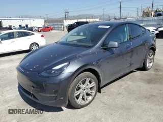 2024 Tesla Model Y Long Range с VIN 7SAYGDEE5RA244641, выставлен на аукционе Copart как лот 51864845 с пробегом 23 096 миль миль и Списание • Salvage title. История ставок и продаж доступна на DreamBid. Изображение 1.