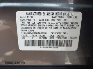 2017 Infiniti QX50 with VIN JN1BJ0RR7HM406078, listed as a IAAI auction lot 42098640 with 42,603 mi miles and . Bid and sale history available at DreamBid. Image 9.