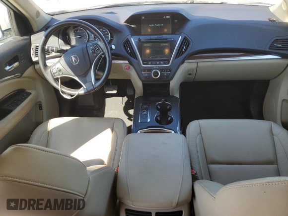 2016 Acura MDX with VIN 5FRYD4H20GB016066, listed as a Copart auction lot 51546355 with 128,770 mi miles and Salvage Title. Bid and sale history available at carsss.com. Image 8.