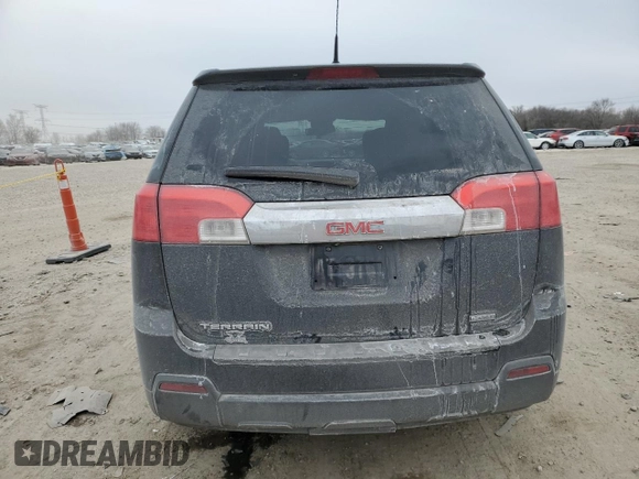 2012 GMC Terrain SLE-1 with VIN 2GKALMEK9C6206219, listed as a Copart auction lot 46154085 with 123,821 mi miles and Salvage Title. Bid and sale history available at carsss.com. Image 6.