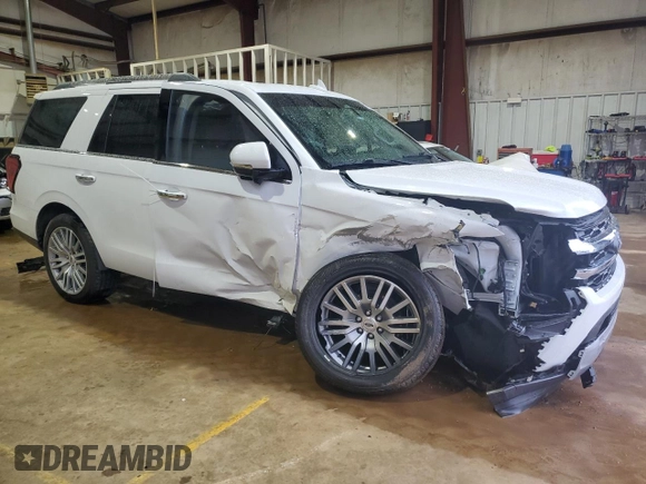 2023 Ford Expedition Limited with VIN 1FMJU1K80PEA45983, listed as a Copart auction lot 43219215 with 19,385 mi miles and Salvage Title. Bid and sale history available at carsss.com. Image 4.