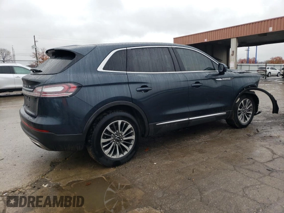 2021 Lincoln Nautilus Standard with VIN 2LMPJ6J96MBL02571, listed as a Copart auction lot 81578344 with 86,622 mi miles and Salvage title. Bid and sale history available at DreamBid. Image 3.