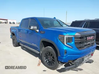 2022 GMC Sierra 1500 AT4X with VIN 3GTUUFELXNG669794, listed as a IAAI auction lot 41844067 with Not provided miles and . Bid and sale history available at DreamBid. Image 1.