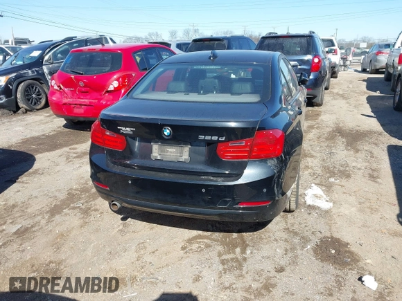 2014 BMW 3 Series 328d xDrive with VIN WBA3D5C54EF147199, listed as a IAAI auction lot 41626737 with 98,281 mi miles. Bid and sale history available at carsss.com. Image 16.