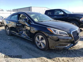 2017 Hyundai Sonata Hybrid Limited with VIN KMHE34L30HA076054, listed as a Copart auction lot 77972943 with 60,977 mi miles. Bid and sale history available at carsss.com. Image 4.