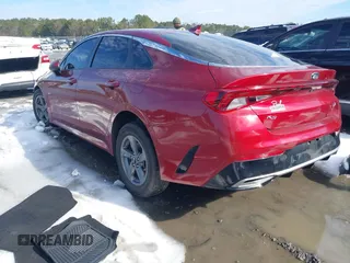 2021 Kia K5 LXS with VIN 5XXG14J27MG058274, listed as a IAAI auction lot 41375912 with 94,881 mi miles. Bid and sale history available at carsss.com. Image 3.