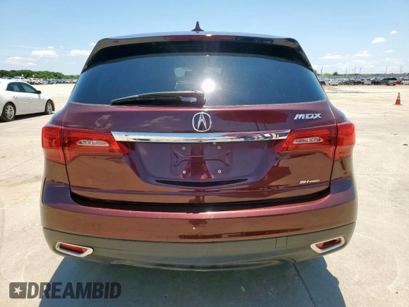 2014 Acura MDX Technology z VIN 5FRYD4H43EB009787, wystawiony jako Copart lot #60288555 z przebiegiem 128 610 mil mil oraz Szkoda całkowita • Salvage title. Historia ofert i sprzedaży dostępna na DreamBid. Obrazek 6.