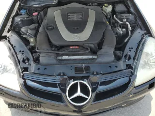 2007 Mercedes-Benz SLK-Class 3.0L with VIN WDBWK54F57F157433, listed as a Copart auction lot 66233794 with 104,198 mi miles and Salvage Title. Bid and sale history available at carsss.com. Image 11.