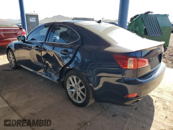2012 Lexus IS 250 z VIN JTHBF5C23C5159831, wystawiony jako Copart lot #60461005 z przebiegiem 161 801 mil mil oraz Szkoda całkowita • Salvage title. Historia ofert i sprzedaży dostępna na DreamBid. Obrazek 2.