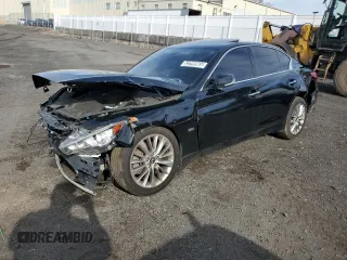 2019 Infiniti Q50 Luxe с VIN JN1EV7AR4KM592160, выставлен на аукционе Copart как лот 52299965 с пробегом 99 645 миль миль и Чистый • Clean title. История ставок и продаж доступна на DreamBid. Изображение 1.