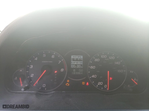 2007 Acura TSX with VIN JH4CL96867C012781, listed as a Copart auction lot 50374655 with 183,864 mi miles and Non Repairable. Bid and sale history available at carsss.com. Image 9.