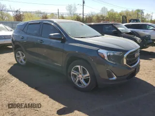 2018 GMC Terrain SLE z VIN 3GKALTEX2JL134844, wystawiony jako Copart lot #55033615 z przebiegiem 96 288 mil mil oraz Szkody całkowita. Historia ofert i sprzedaży dostępna na DreamBid. Obrazek 4.