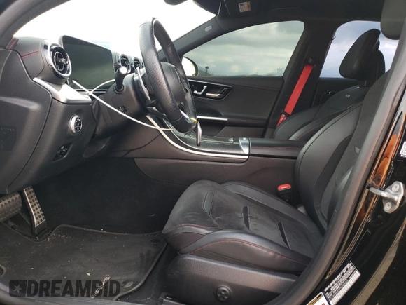2023 Mercedes-Benz C 43 AMG with VIN W1KAF8HB9PR080028, listed as a Copart auction lot 45000615 with 12,786 mi miles and Salvage Title. Bid and sale history available at DreamBid. Image 7.