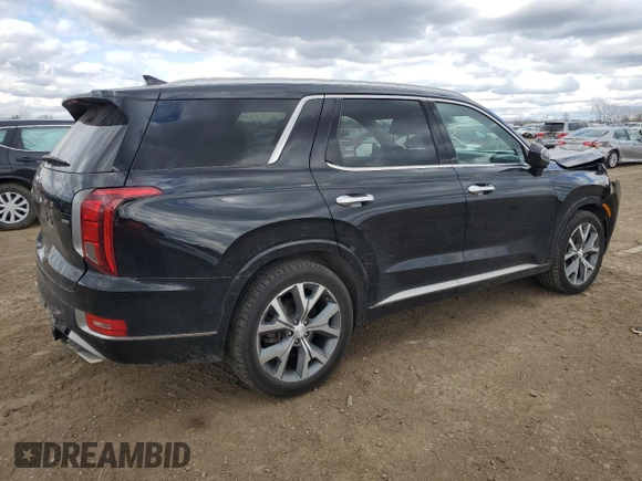 2021 Hyundai Palisade Limited z VIN KM8R5DHE4MU274893, wystawiony jako Copart lot #53147545 z przebiegiem 56 179 mil mil oraz Szkoda całkowita • Salvage title. Historia ofert i sprzedaży dostępna na DreamBid. Obrazek 3.