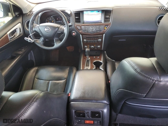 2017 Nissan Pathfinder S with VIN 5N1DR2MM6HC600043, listed as a Copart auction lot 52933735 with 160,750 mi miles and Clean Title. Bid and sale history available at carsss.com. Image 8.