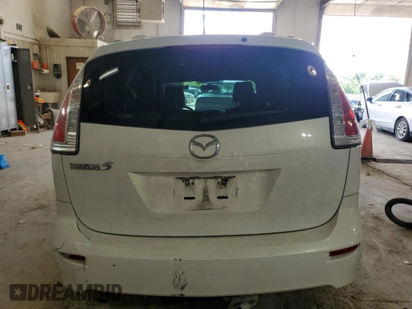 2010 Mazda 5 Sport with VIN JM1CR2W3XA0374407, listed as a Copart auction lot 61870014 with 196,210 mi miles and Salvage Title. Bid and sale history available at DreamBid. Image 6.