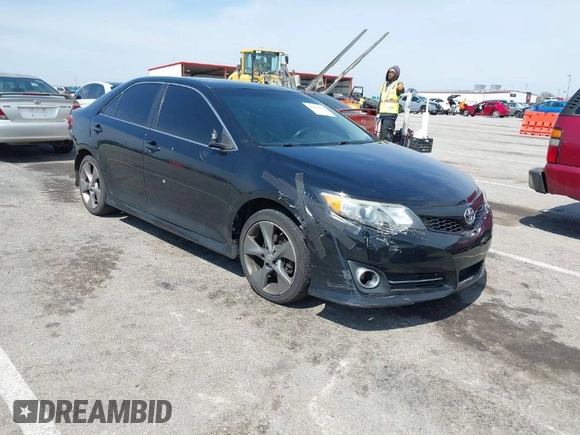 2012 Toyota Camry SE with VIN 4T1BK1FK9CU004865, listed as a IAAI auction lot 41928159 with 216,702 mi miles. Bid and sale history available at carsss.com. Image 1.