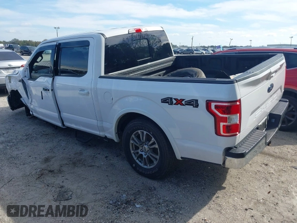 2019 Ford F-150 XL with VIN 1FTEW1E5XKKD48460, listed as a IAAI auction lot 41434707 with 98,431 mi miles. Bid and sale history available at carsss.com. Image 3.