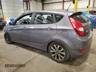 2016 Hyundai Accent Sport with VIN KMHCU5AE7GU272021, listed as a Copart auction lot 65738234 with 125,465 mi miles and Salvage Title. Bid and sale history available at carsss.com. Image 2.