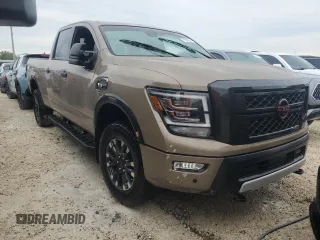 2023 Nissan Titan XD PRO-4X with VIN 1N6AA1FB7PN118198, listed as a Copart auction lot 79388264 with 0 mi miles and Non Repairable. Bid and sale history available at carsss.com. Image 4.