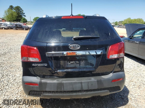 2013 Kia Sorento LX with VIN 5XYKT3A67DG424568, listed as a Copart auction lot 53247535 with 111,113 mi miles and Salvage Title. Bid and sale history available at carsss.com. Image 6.